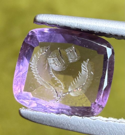 Amethyst Thistle Intaglio