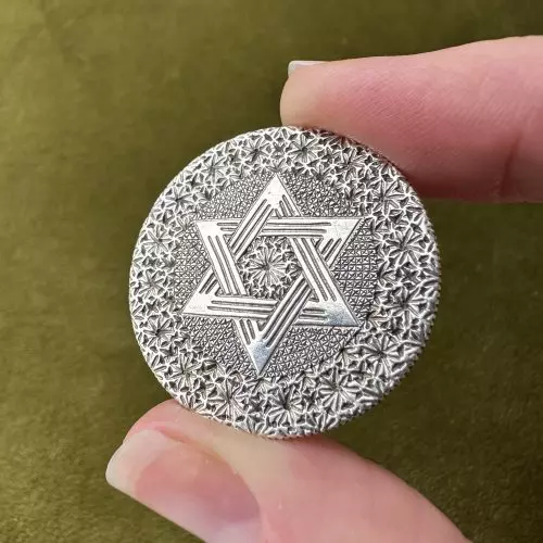 Star of David Gothic Crown Queen Victoria Love Token