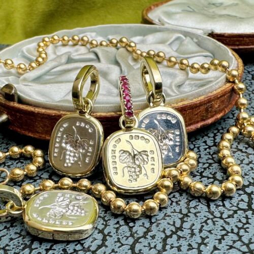 Wine Does Wonders - Limited Edition Intaglio Ingot Pendant
