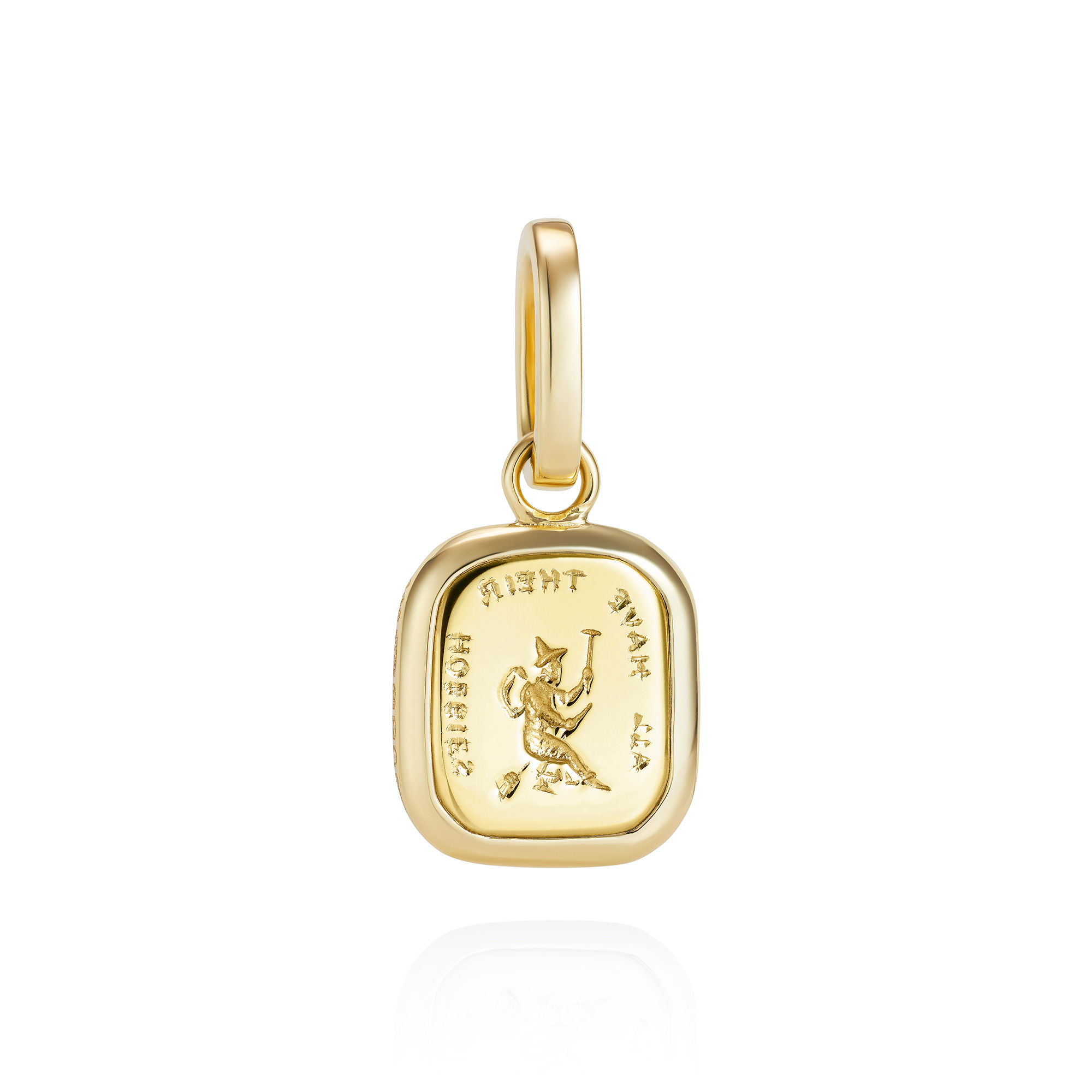 The Witch Pendant - Made To Order Intaglio Ingot Charm