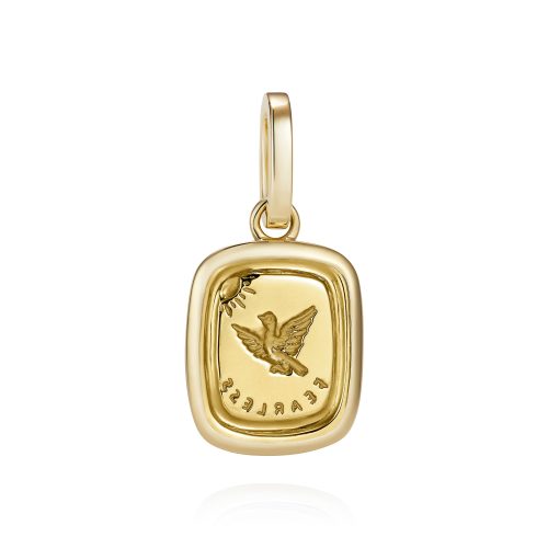 Fearless Pendant - Made To Order Intaglio Ingot Charm