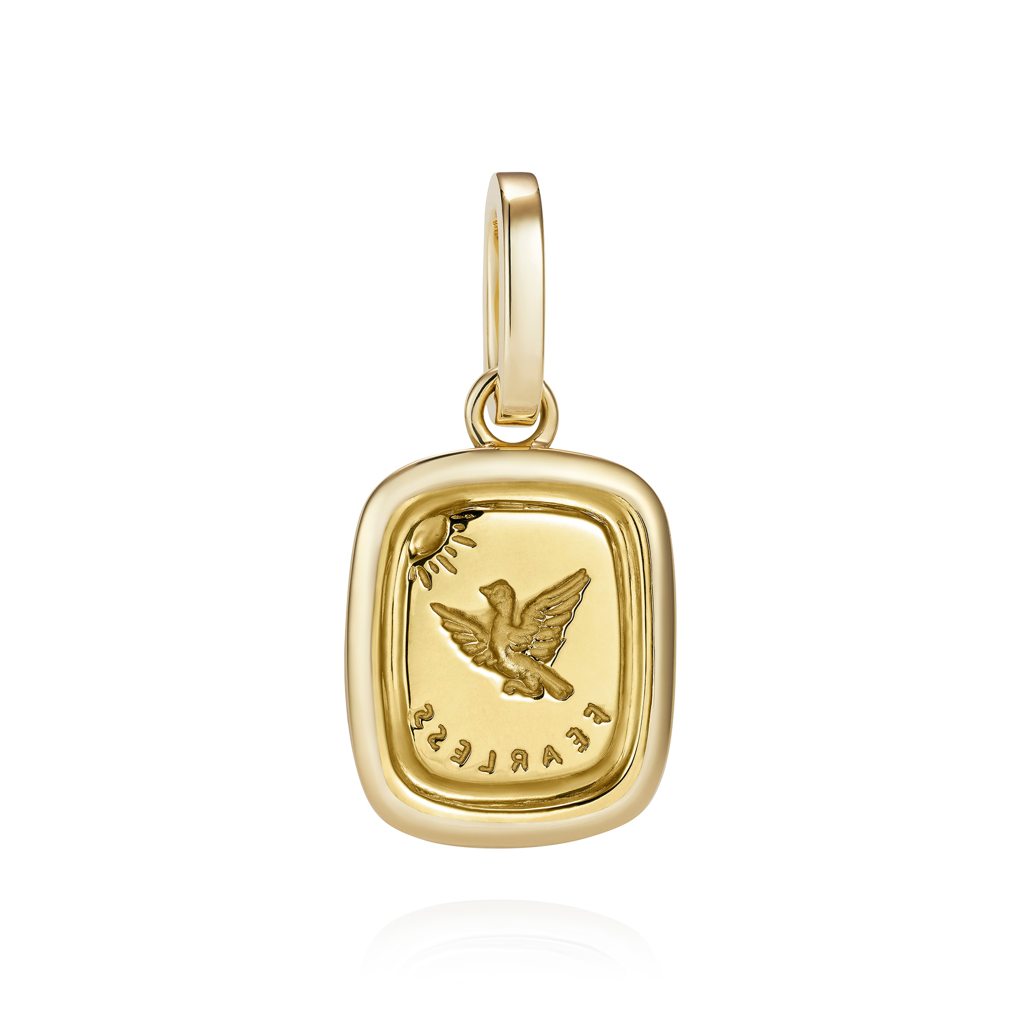 Fearless Pendant - Made To Order Intaglio Ingot Charm