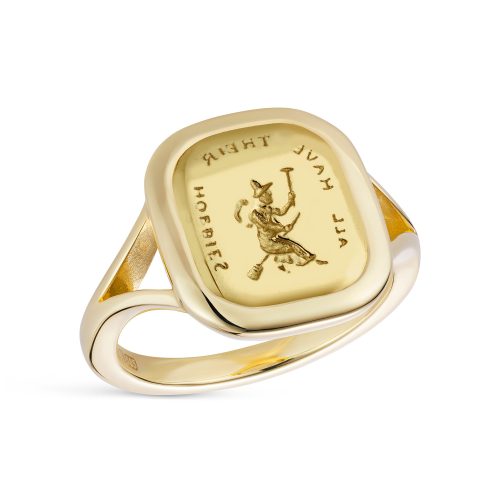 The Witch Ring - Made To Order Intaglio Ingot Ring