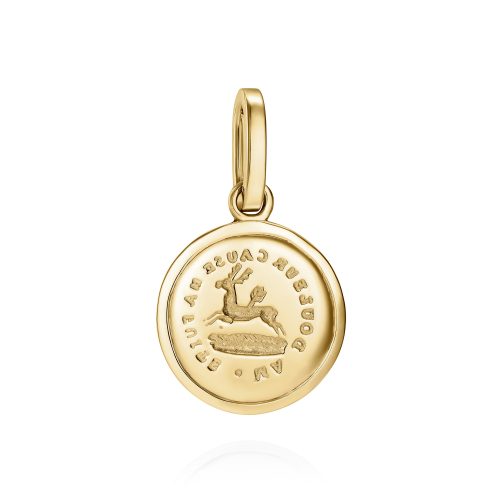 My Pain Makes Me Flee Pendant - Made To Order Intaglio Ingot Charm