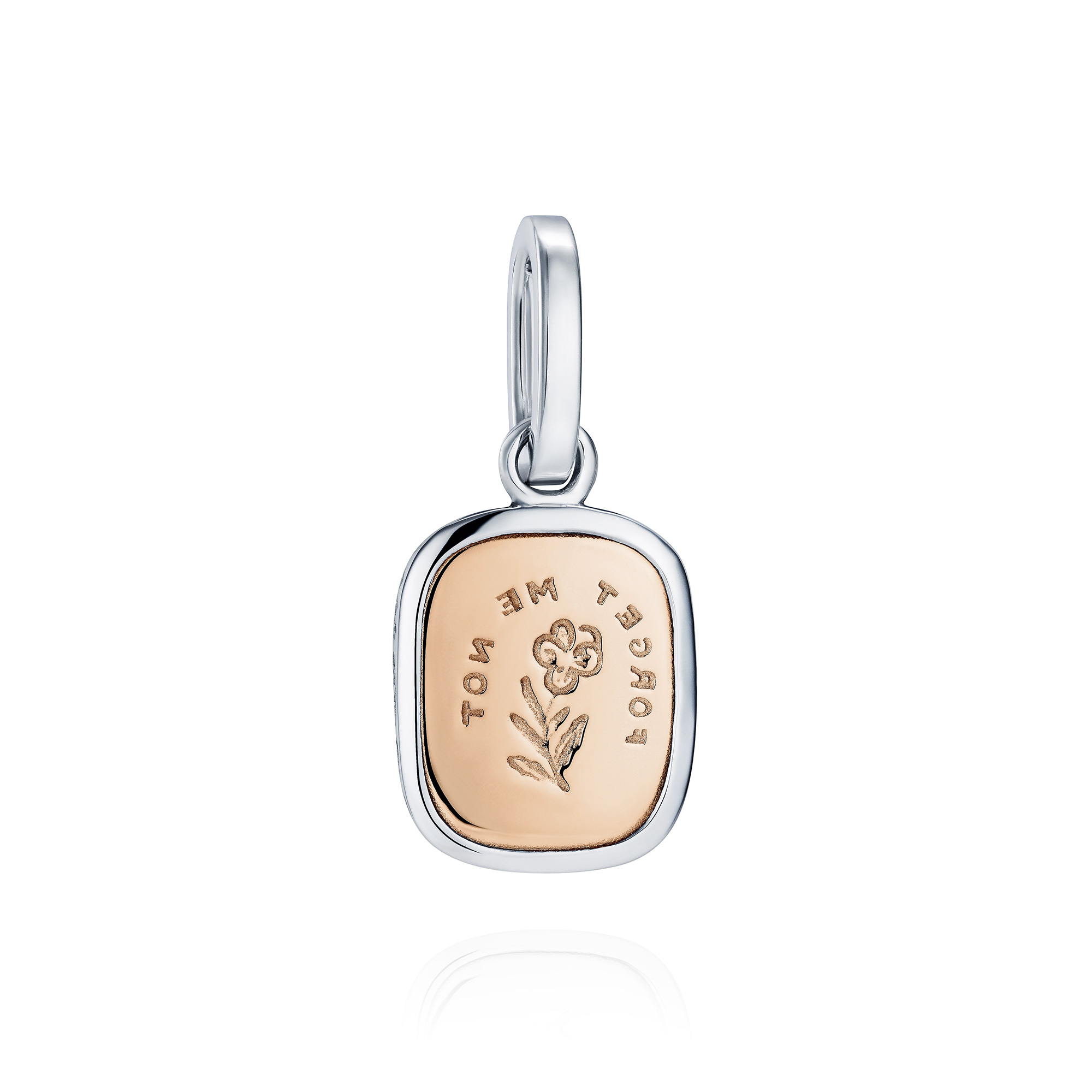 Forget Me Not Pendant - Made To Order Intaglio Ingot Charm - Image 7