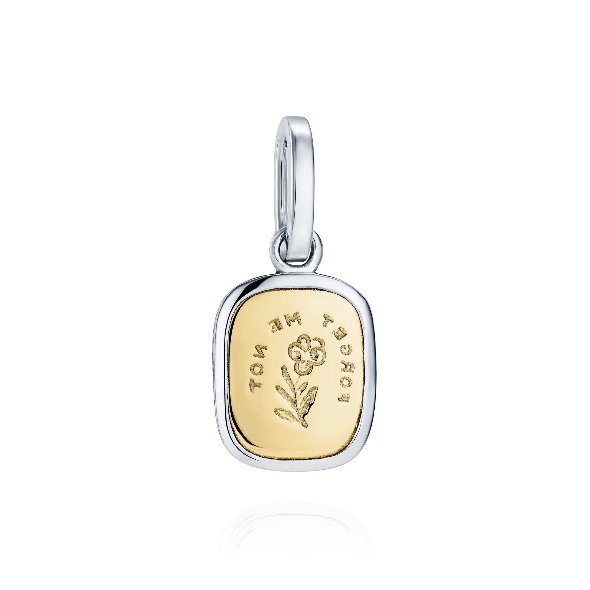 Forget Me Not Pendant - Made To Order Intaglio Ingot Charm - Image 4