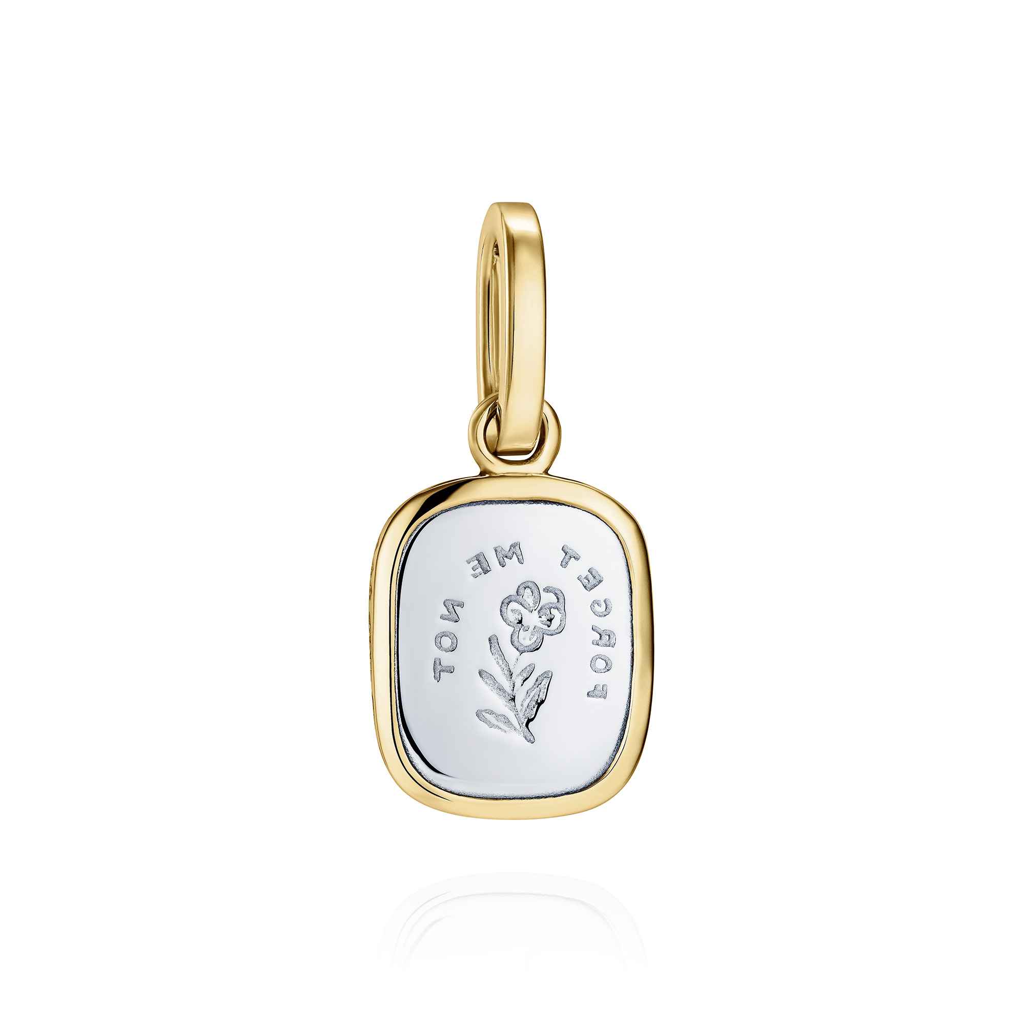 Forget Me Not Pendant - Made To Order Intaglio Ingot Charm - Image 5