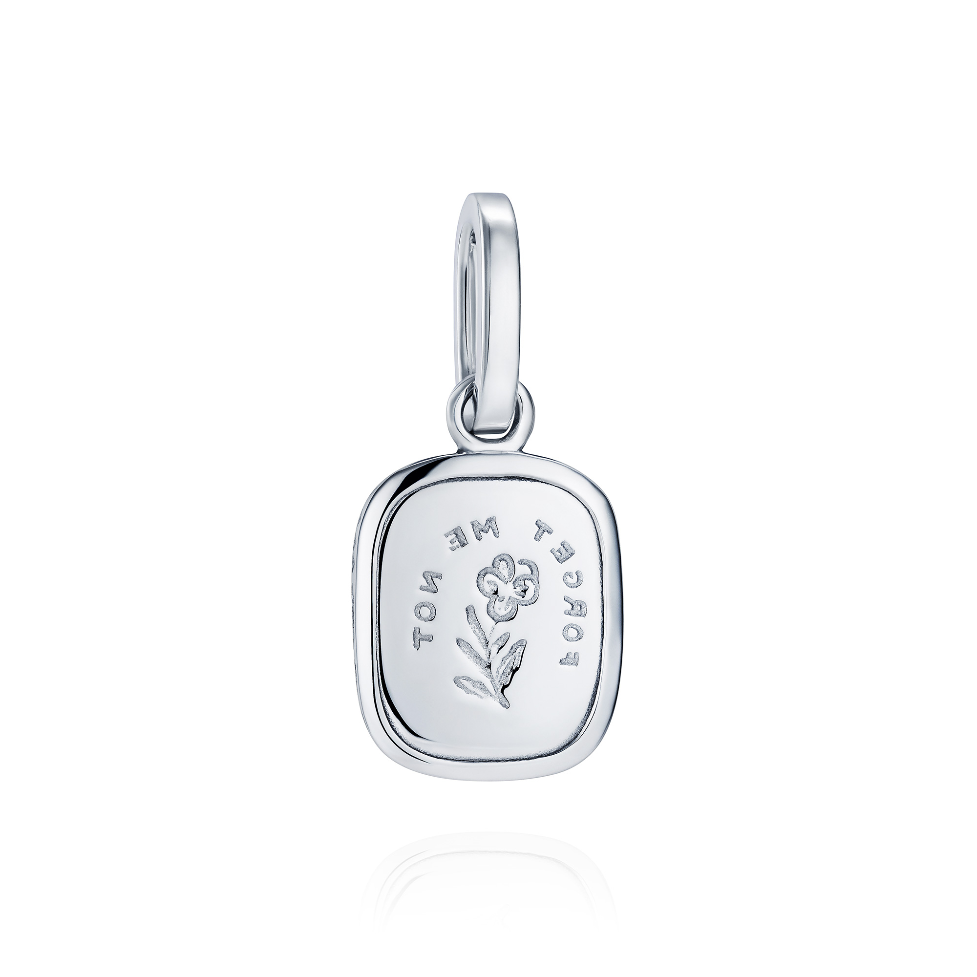 Forget Me Not Pendant - Made To Order Intaglio Ingot Charm - Image 3