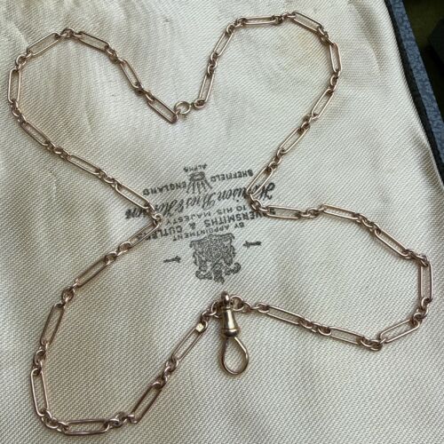Wonderful Victorian 9ct Paperclip
