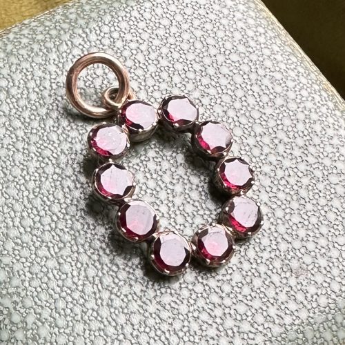 Georgian 9ct Gold & Garnet Pendant
