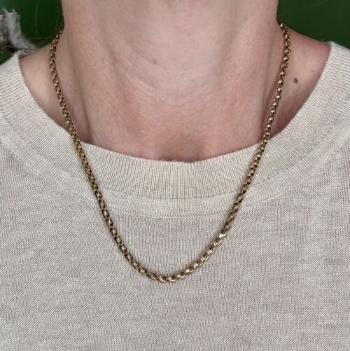 Classic Victorian 9ct Tulip Chain