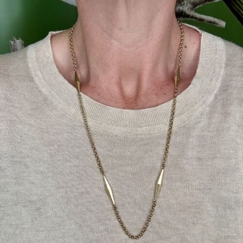Stunning Victorian 9ct Torpedo Station Chain
