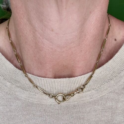 Beautiful Edwardian 9ct Watch Chain