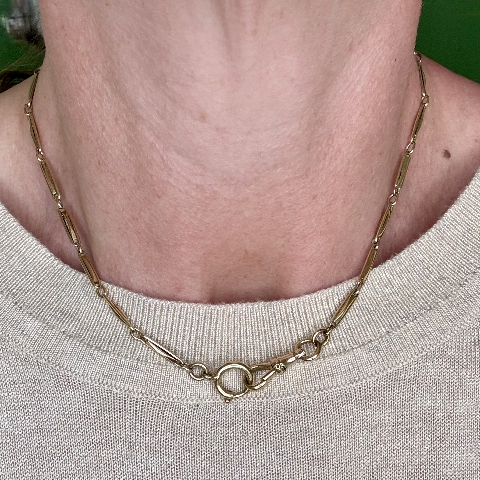 Beautiful Edwardian 9ct Watch Chain - Image 2