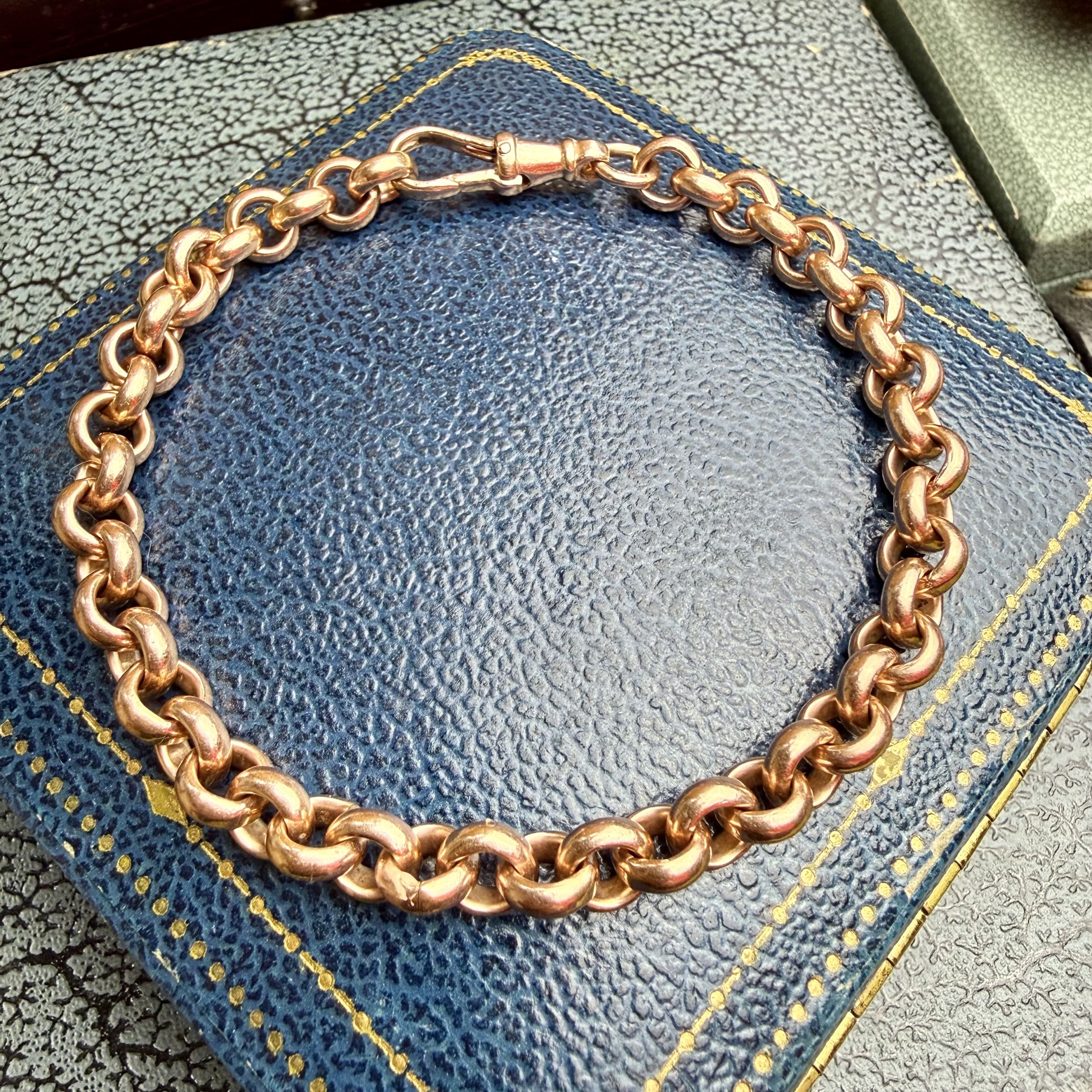 Vintage 9ct Rolo Bracelet - Image 4