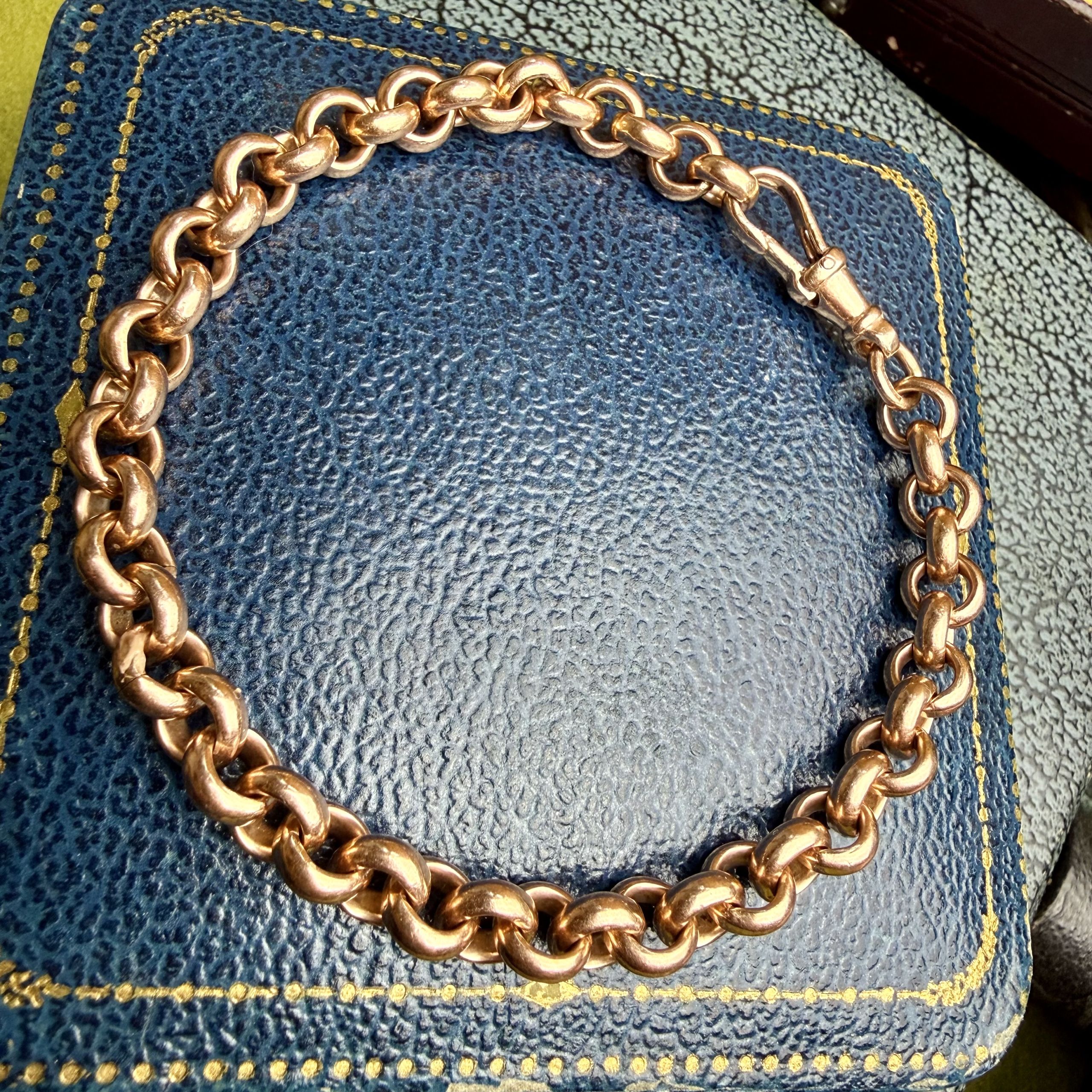 Vintage 9ct Rolo Bracelet - Image 5