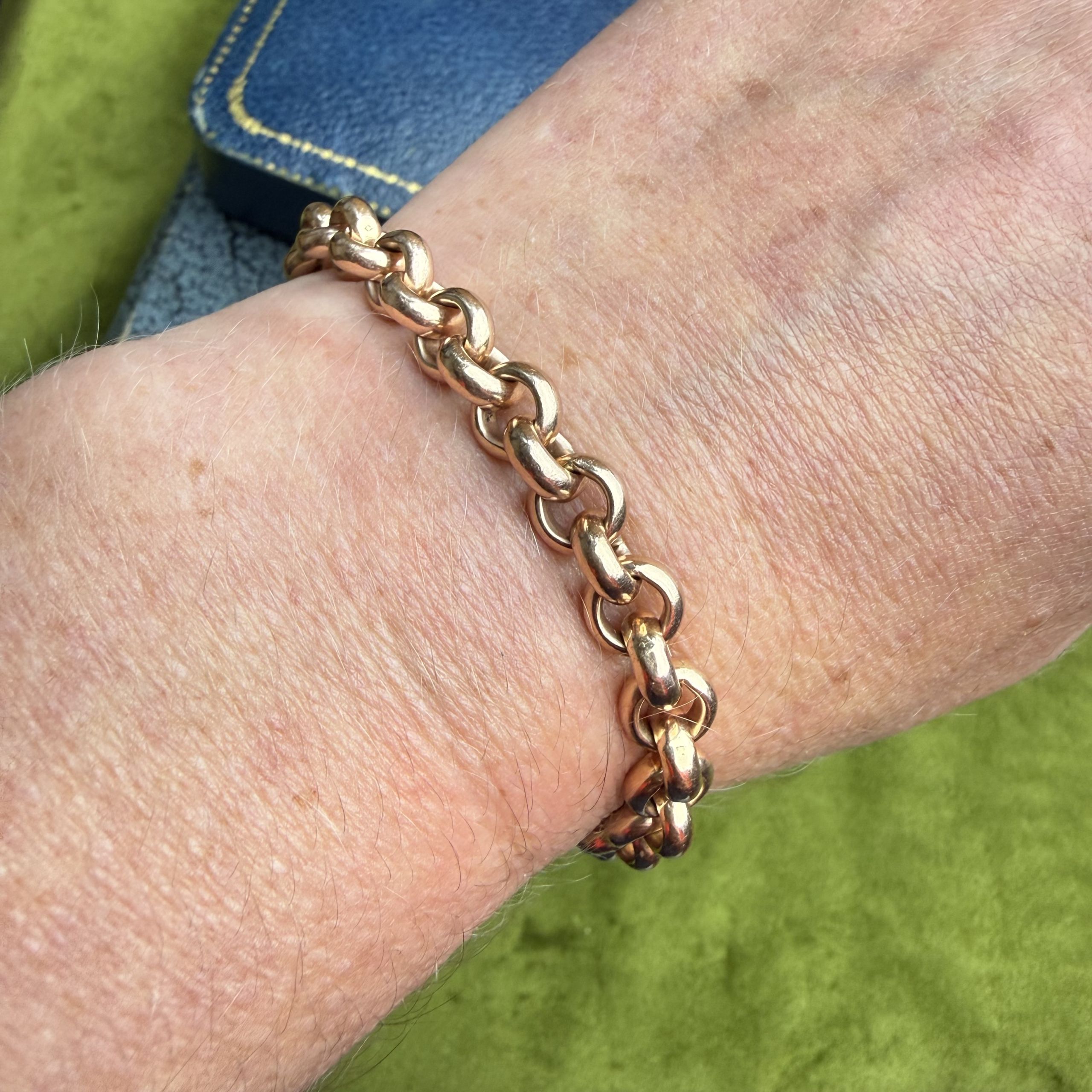 Vintage 9ct Rolo Bracelet - Image 2