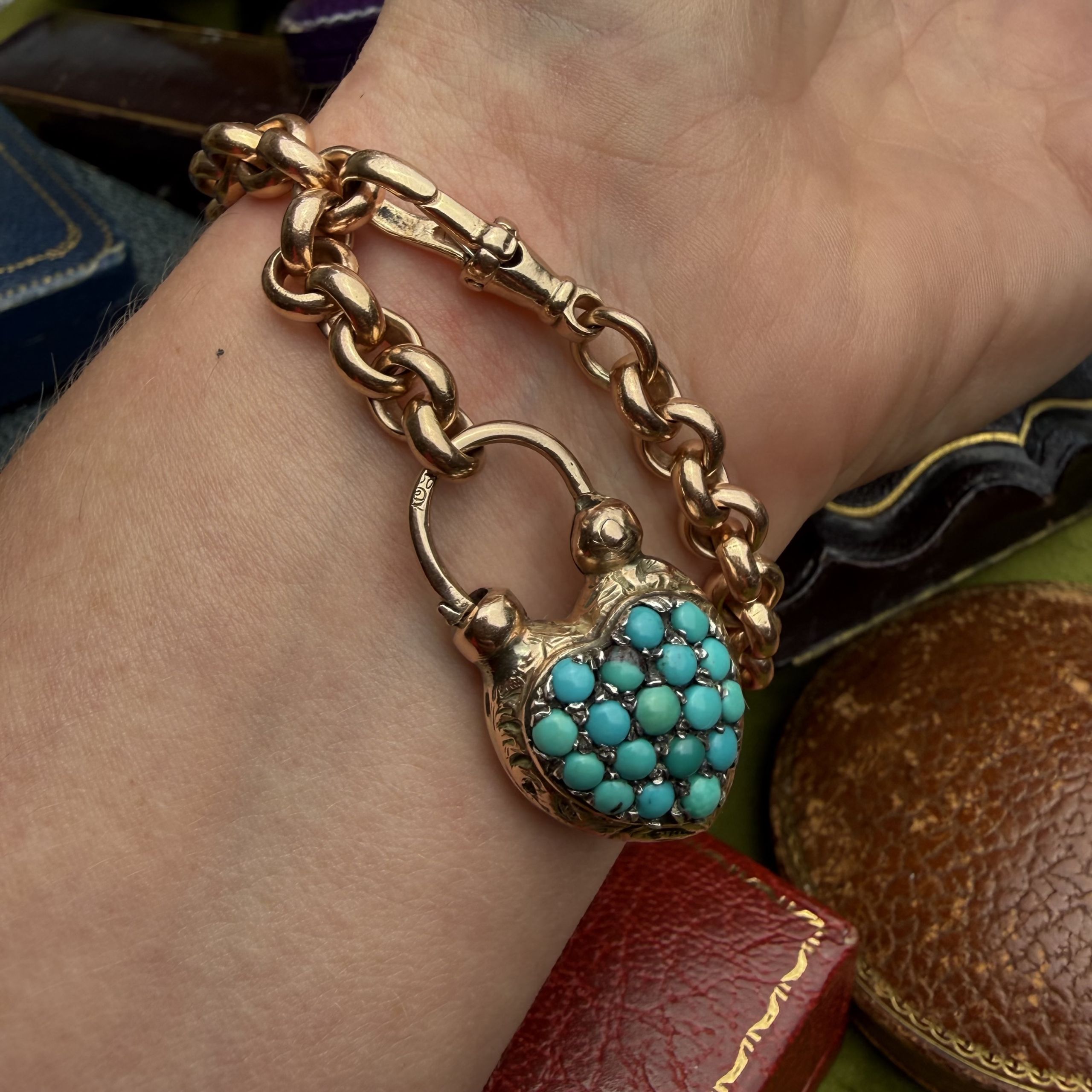 Vintage 9ct Rolo Bracelet - Image 3