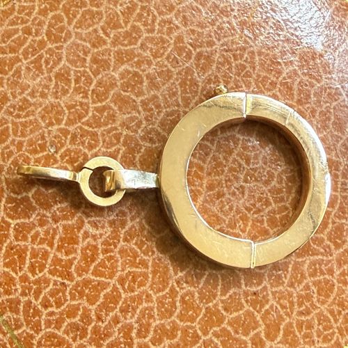 Antique 18ct French Jumbo Bolt Ring