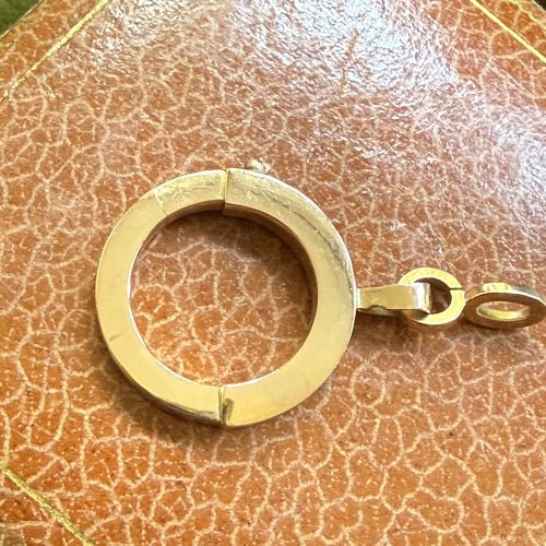 Antique 18ct French Jumbo Bolt Ring