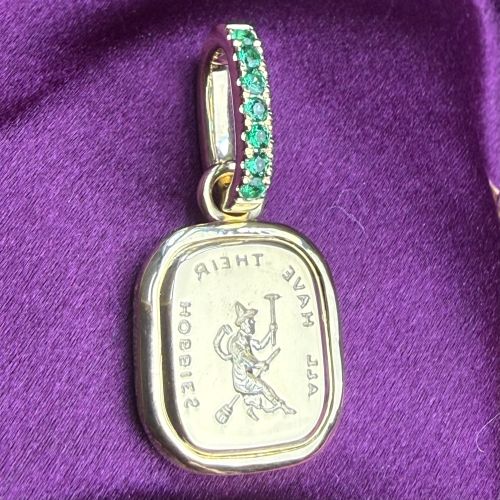 The Witch - 14ct & Emerald Bail