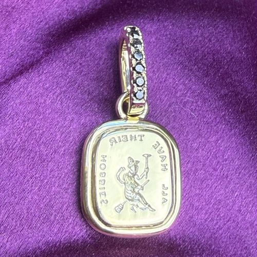 The Witch - 14ct & Black Diamond Bail