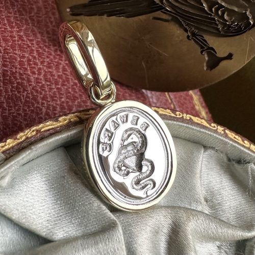 Beware - Limited Edition Intaglio Ingot Pendant