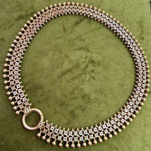 Statement Etruscan Revival 15ct Star Necklace