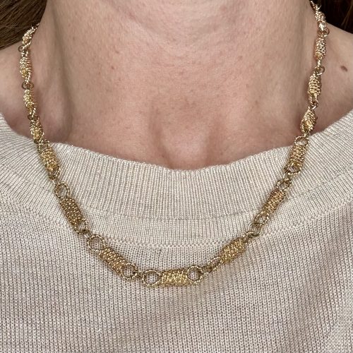 Naughtily Nautical 9ct Fancylink Chain