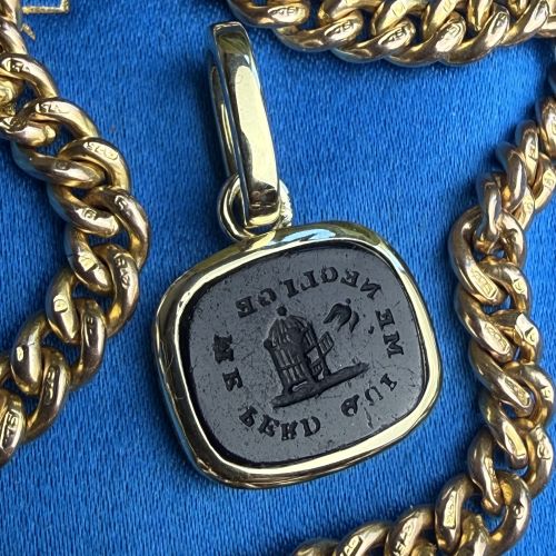 He Who Neglects Me Loses Me Pendant