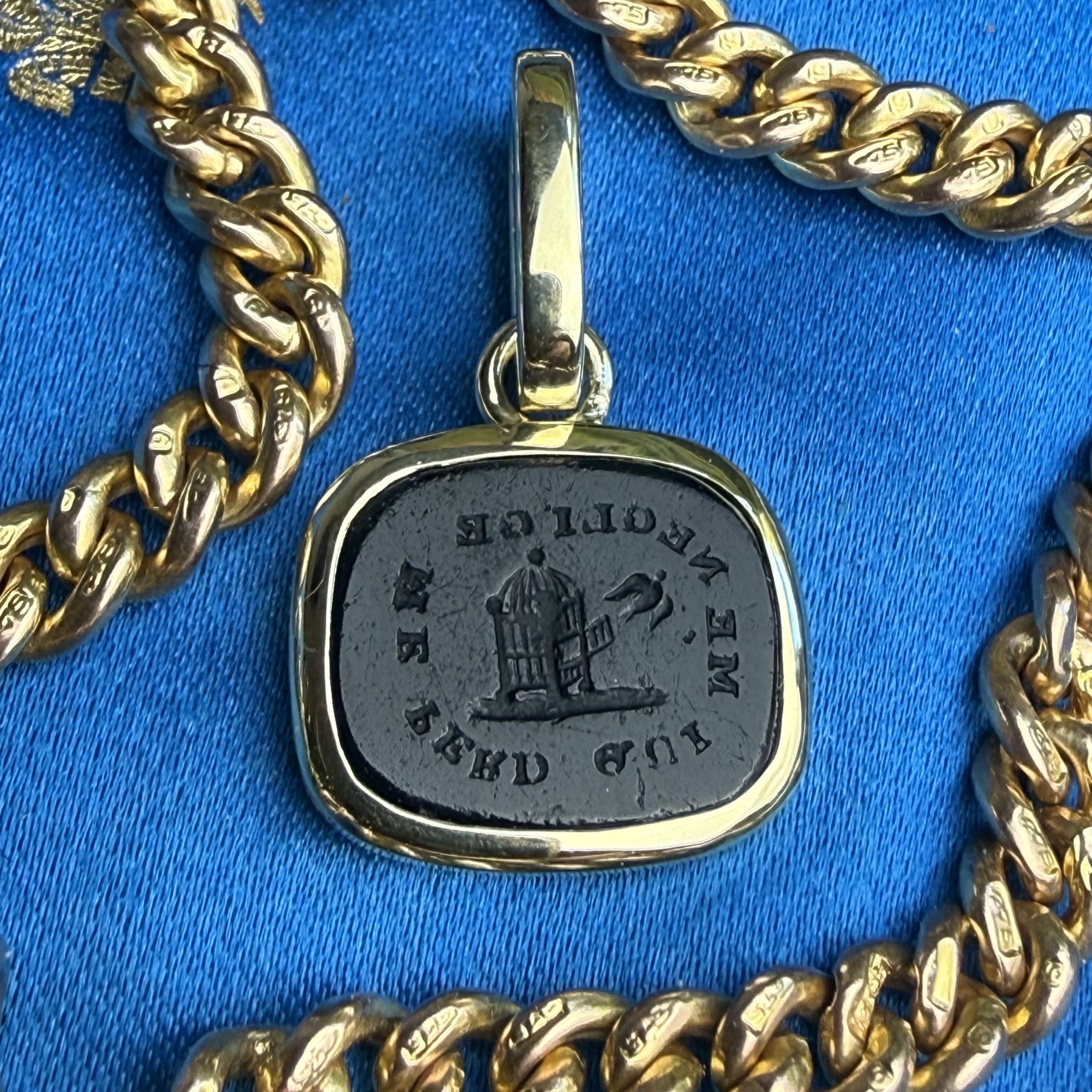 He Who Neglects Me Loses Me Pendant - Image 2