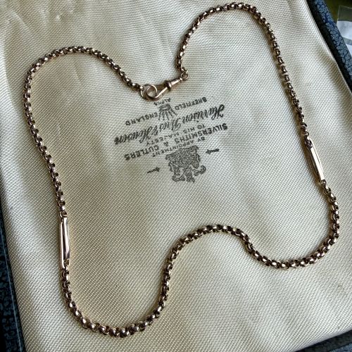 Victorian 9ct Trombone & Belcher