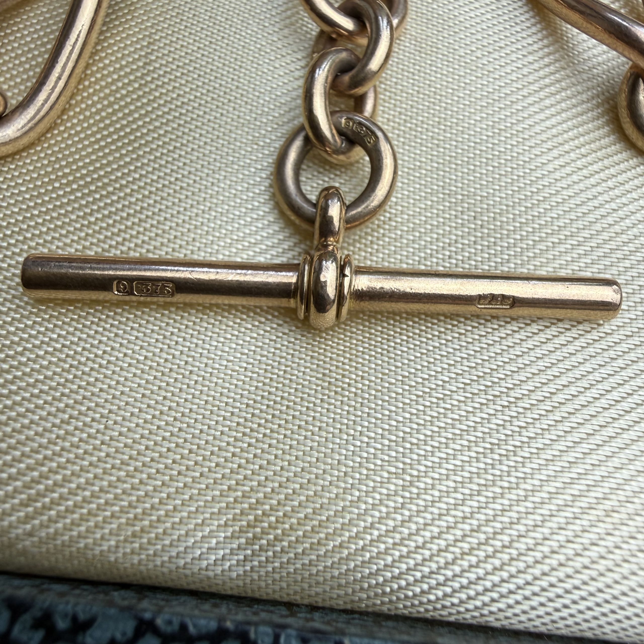 Megatron Antique 9ct Open Curb Chain - Image 5