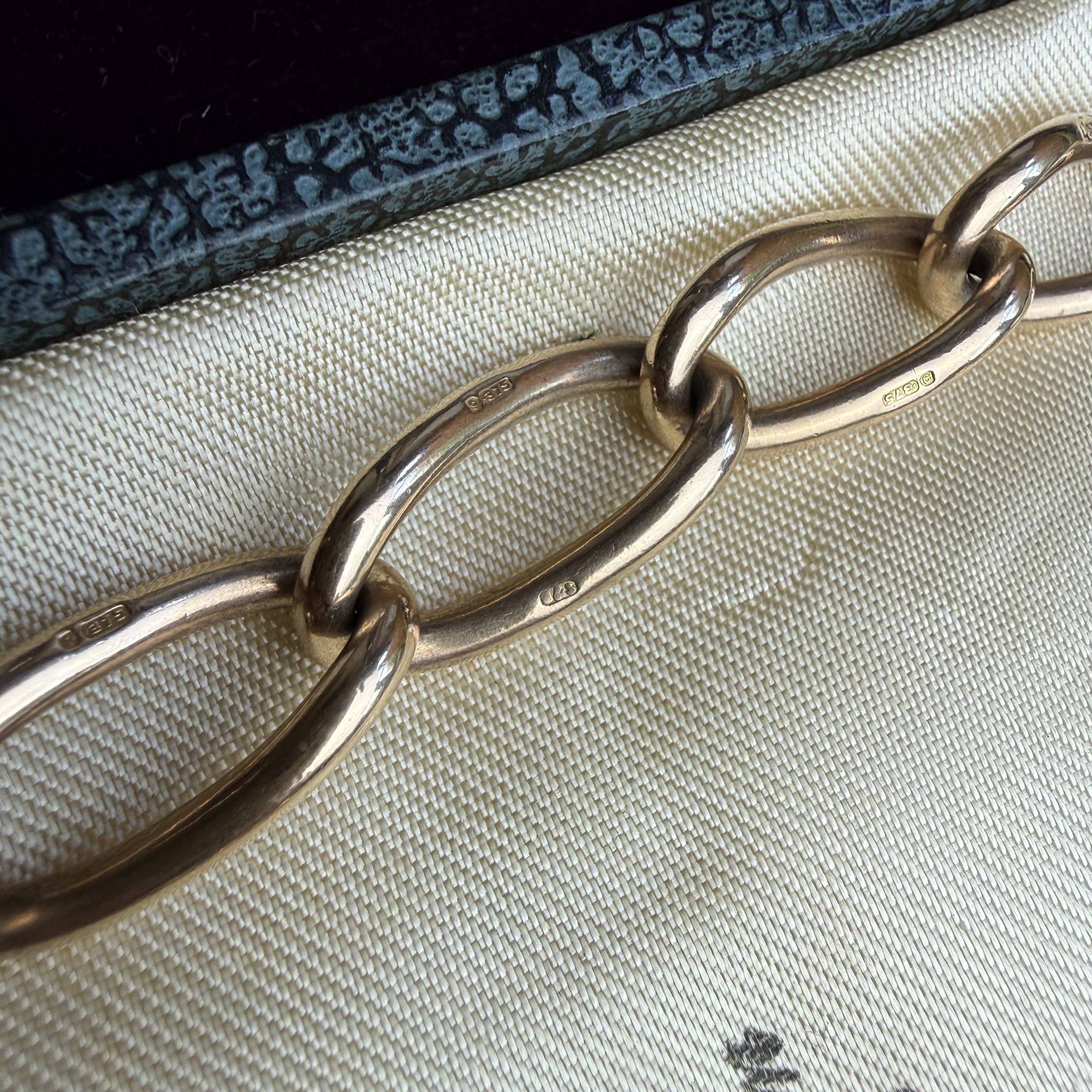 Megatron Antique 9ct Open Curb Chain - Image 4