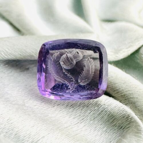 Amethyst Thistle Intaglio
