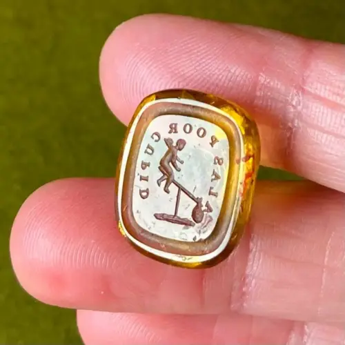 Alas Poor Cupid Wax Seal