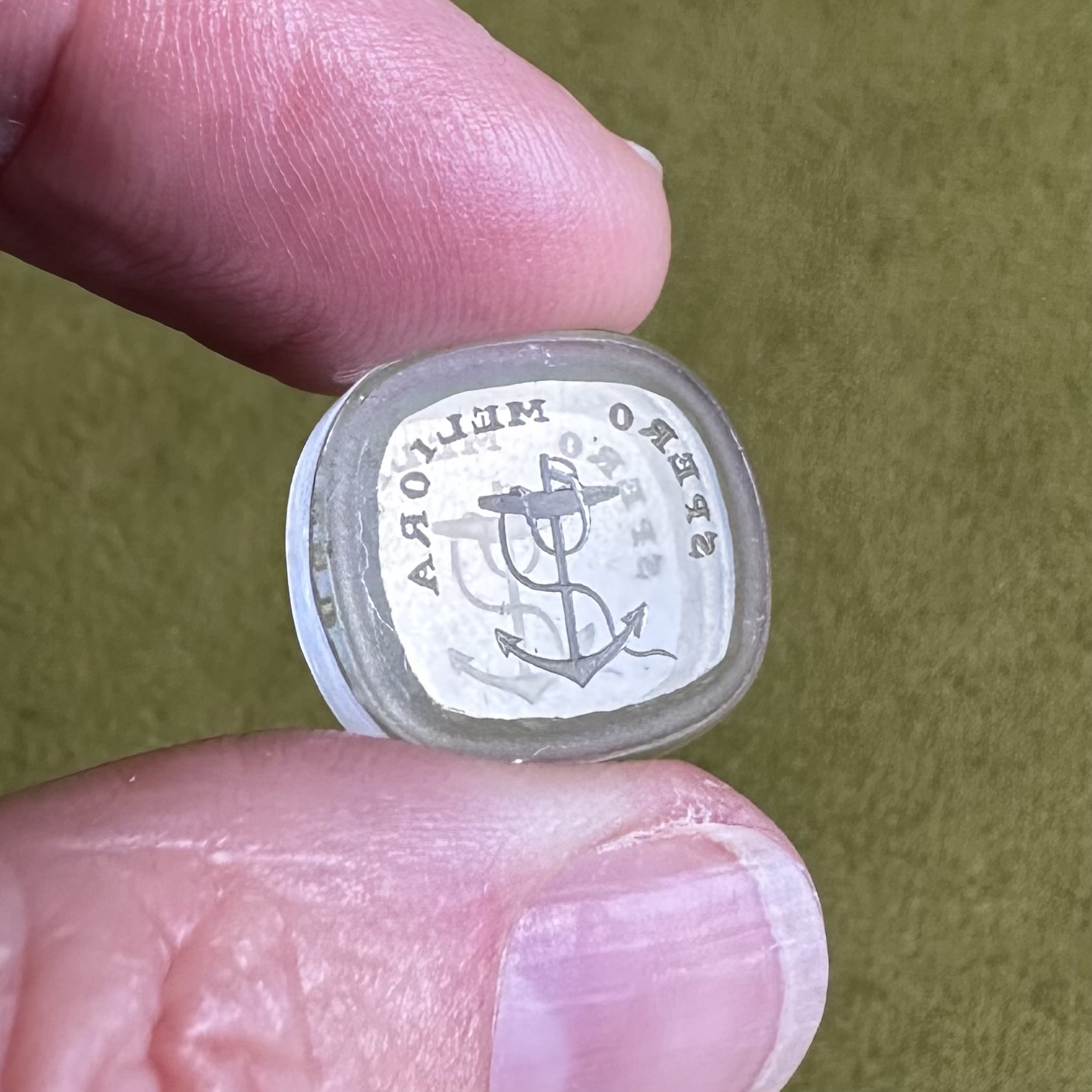 I Hope For Better Wax Seal