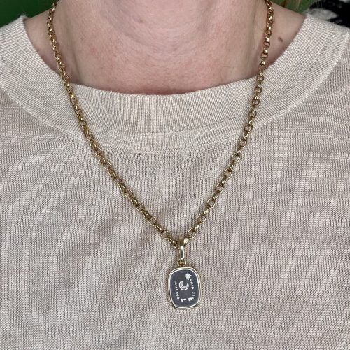 What Is Heaven Without Thee - Limited Edition Intaglio Ingot Pendant