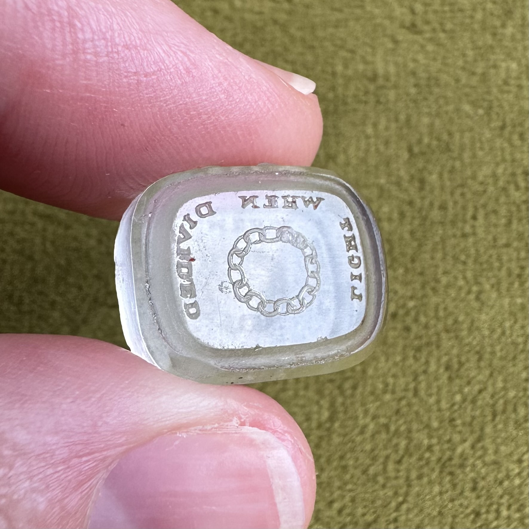 Light When Divided Wax Seal
