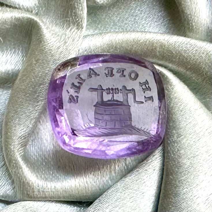 Well Wishes Rebus Intaglio
