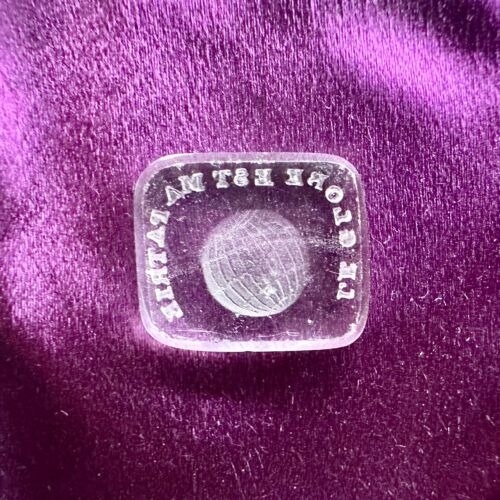 The World Is My Country Wax Seal