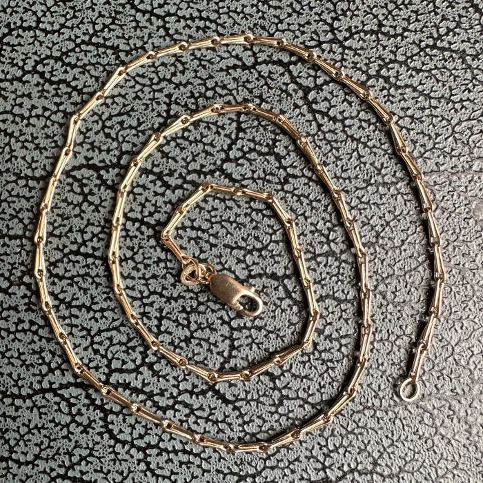 Hero Hayseed Link Chain 9ct Gold - Image 3