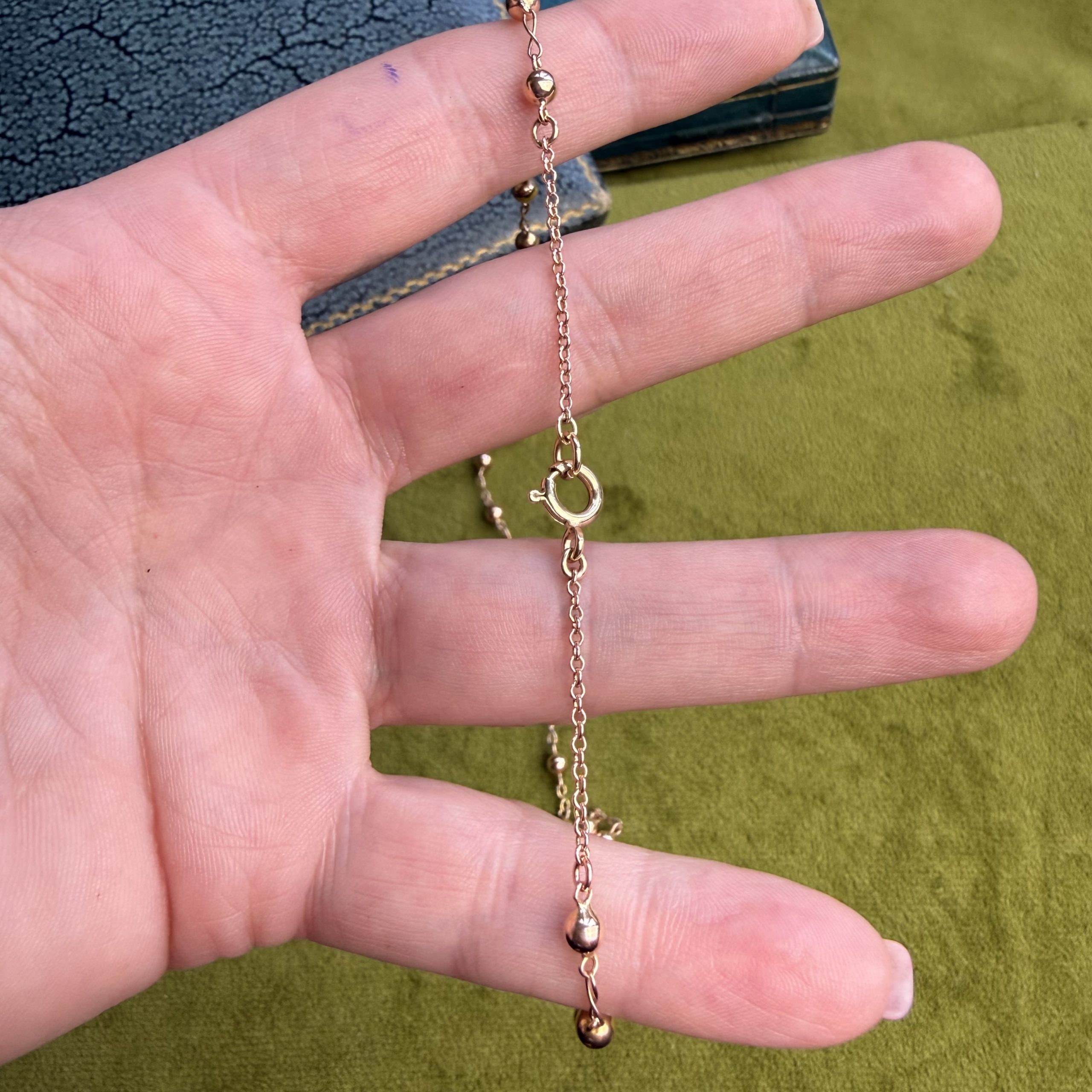 Ball & Infinity Link 9ct Necklace - Image 6