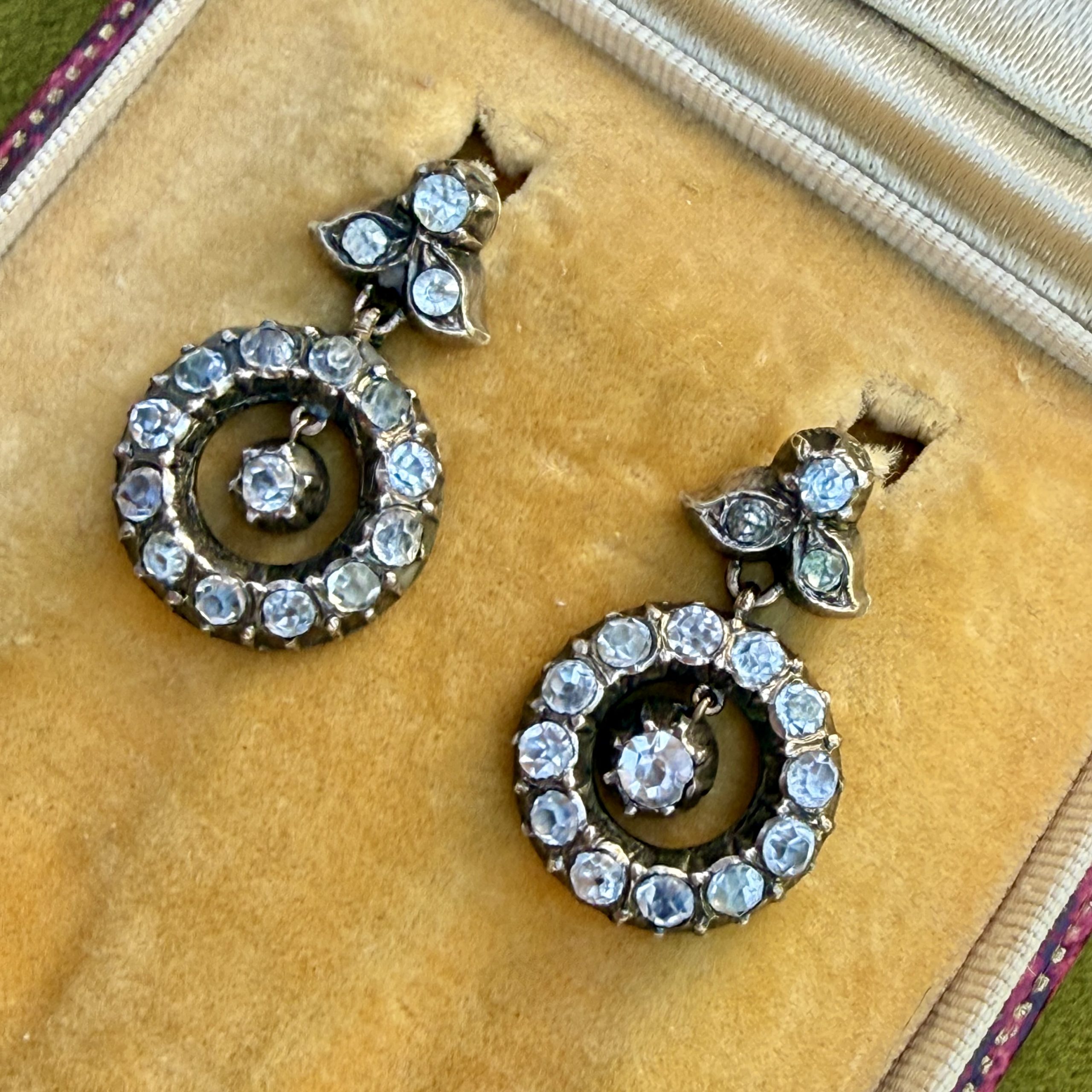 Georgian Paste Earrings - Image 4