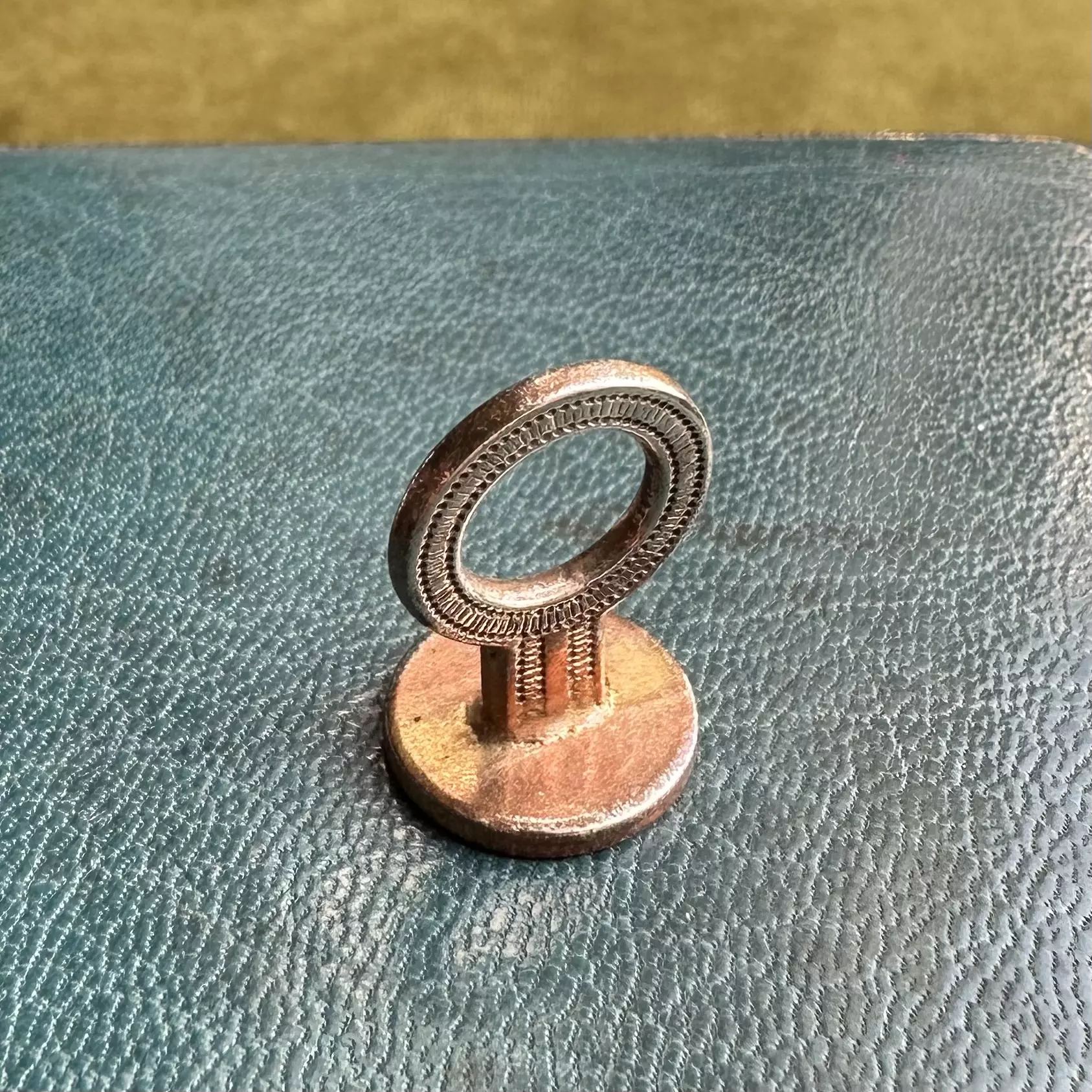 Bicolour Metal Rose Fob Seal - Image 5