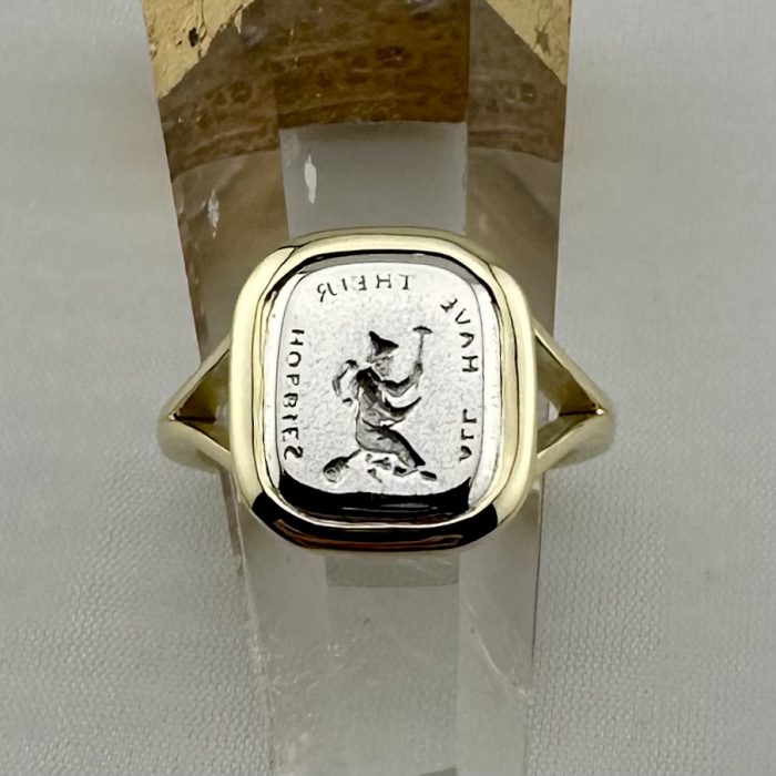 The Witch - Made To Order Intaglio Ingot Ring - Image 4