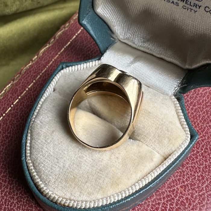 18ct Gold Rose Cut Diamond Quatrefoil Blossom Ring - Image 7