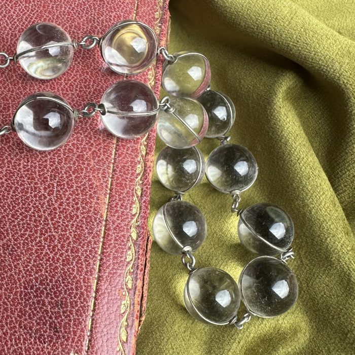 Exceptional Pool of Light Rock Crystal & Silver Necklace - Image 5