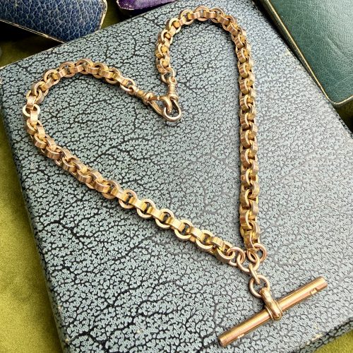 Superb 9ct Victorian Chunky Belcher Chain