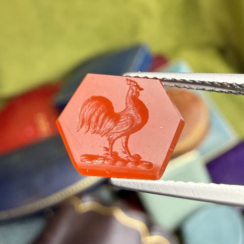 What A Cock Intaglio
